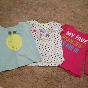Girl shirt lot